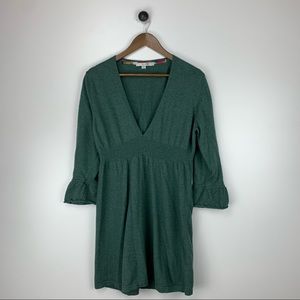 Boden Green Dress Cashmere Rabbit Hair Blend 14
